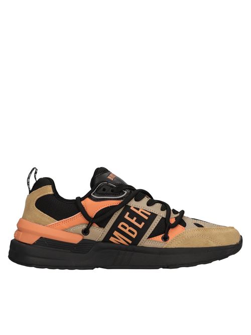 Sneakers in camoscio e tessuto BIKKEMBERGS | 25115/CP C SUEDEMARRONE-ARANCIO-NERO